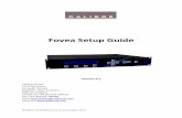 Fovea Setup Guide - Calibre UK Setup Guide V4.1.pdf · Fovea Setup Guide Version 4.1 Calibre UK Ltd ... 1920x1080i @50.00 Hz 3G-SDI 1 ... Unlocked Keypad Preset 1 3G-SDI 1 C-YPbPr