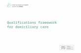 socialcare.wales · Web viewQualifications framework for domiciliary care Domiciliary support services D omiciliary care services provide care and support for individuals in their