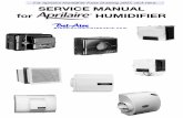 Aprilaire Whole-House Humidifier Service Manualdocs.electronicaircleaners.com/aprilaire_humidifier_service_manual.pdf*Units featuring the Aprilaire Humidifier Control ... 1. 120 VOLTS