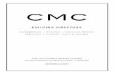 BUILDING DIRECTORY - CMC (CALIFORNIA … DIRECTORY SHOWROOMS + OFFICES + CREATIVE SPACES SERVICES + FITNESS + EATS & DRINKS CMC (CALIFORNIA MARKET CENTER) 110 E 9TH ST SUITE A727 LOS