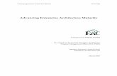 Advancing Enterprise Architecture Maturity Enterprise Architecture Maturity 04/03/2003 3 Exhibit 2-1 The Practical Guide Enterprise Architecture Process The process consists of an