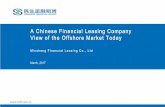 A Chinese Financial Leasing Company View of the … sea in China Alternative energy recourses New technology Content • Market situation • Oil price is still unstable • Oil industry