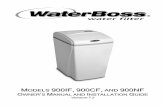 WaterBoss Filter 7.2 Owner's Guide - The Home Depot Filter Owner’s Manual 6/13/2012 6 Checklist Before Installation Refer to this checklist before installation. Water Quality—If