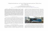 Optimisation of an Electroporation Device for Mashbibliothek.fzk.de/zb/veroeff/71864.pdf · and tripping of the residual current protective ... gap, e.g. the spark gap between stage