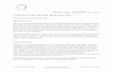 DEADLINE: JANUARY 30, 2015 CENTER FOR ITALIAN MODERN … · Center for Italian Modern Art 421 Broome ... JANUARY 30, 2015 CENTER FOR ITALIAN MODERN ART ... to submit their letters