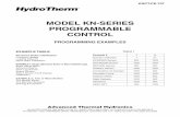 MODEL KN-SERIES PROGRAMMABLE CONTROLmesteksa.com/fileuploads/Literature/Hydrotherm Boilers/HeatNet/KN...MODEL KN-SERIES PROGRAMMABLE CONTROL ... Advanced Menu View Log Screen ... move