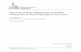 The Cost of Iraq, Afghanistan, and Other Global War on ... · Global War on Terror Operations Since 9 ... Afghanistan or neighboring countries. ... The Cost of Iraq, Afghanistan,
