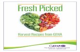 GEHA recipe book · Nothing beats the flavor of freshly picked fruits, vegetables and herbs! So if you don’t grow your own, head for the nearest farmer’s market,