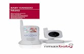 BABY KANGOO RB202 - Rimax baby - Home · Manual del usuario Baby Kangoo RB202 2 ES Características • La tecnología digital inalámbrica proporciona una calidad y nitidez de imagen