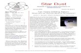 Star Dust - Capital Astronomers · vapor on Jupiter produced by the disintegration of the largest pieces of ... His 28 page booklet ... Star Dust may be reproduced with credit to