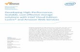 Developing High-Performance, Scalable, cost … Architecture Developing Storage Solutions with Intel® Cloud Edition for Lustre* and Amazon Web Services Developing High-Performance,