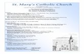 St. Mary’s Catholic Church - The Basilica of Saint Mary · St. Mary’s Catholic Church ... You have given me. I surrender it all to be guided by Your will. ... O Jesus Christ,