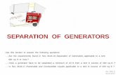 SEPARATION OF GENERATORS - in.gov 9 - Separation of Generators (1).pdf · separation of generators ... therefore, sec. 3103.12.6.1, exit sign illumination, would not ... that part