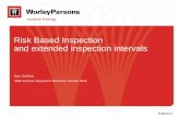 Risk Based Inspection and extended inspection … Based Inspection and extended inspection intervals Dave Clarihew HERA Pressure Equipment Workshop October 2016 What is RBI?