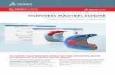 SOLIDWORKS INDUSTRIAL DESIGNER - Solid … INDUSTRIAL DESIGNER ... • Integrated freeform and parametric surface/solid modeling merges the beneﬁts of freeform sub ... ©2015 …