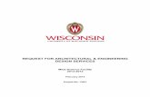 REQUEST FOR ARCHITECTURAL & ENGINEERING ...wisbuild.wisconsin.gov/.../13I2Y_AE_Solicitation(1).pdfREQUEST FOR ARCHITECTURAL & ENGINEERING DESIGN SERVICES Meat Science Facility 2013-2015