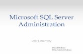 Microsoft SQL Server Administration - Univerzita …siret.ms.mff.cuni.cz/sites/default/files/doc/david.hoksza/...Microsoft SQL Server Administration ... SQL Server 2008 Internals and