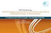 “EIT Knowledge and Innovation Community in the …eshorizonte2020.cdti.es/recursos/doc/eventosCDTI/5ConferenciaVIIPM...“EIT Knowledge and Innovation Community in the Field of ...