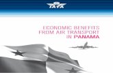ECONOMIC BENEFITS FROM AIR TRANSPORT IN …€¦ · Air transport was Panama’s fastest growing sector in the economy ... but there is economic structure risk because of reliance