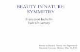 BEAUTY IN NATURE: SYMMETRY - Instituto de …bijker/franco70/Talks/Iachello.pdfMathematical framework: Point groups. The molecule C. 60. with icosahedral I. h. ... M YII a bY c II