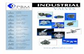 INDUSTRIAL VALVES - ERAMCO · n PBM valves provide bidirectional upstream sealing. n Valve body bolts can be tightened to compensate for normal seat wear ... W- Nickel 200 Notes…