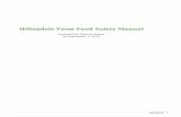 Hillandale Farm Food Safety Manual - University of Rhode ...cels.uri.edu/docslink/foodsafety/hillendale_fs/Food Safety Manual.pdf · Hillandale Farm Food Safety Manual Prepared by