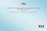 REPORT OF THE AUDITOR GENERAL OF THE REPUBLIC … · Volume 3: Audit Report on ... Drainage and Flood Protection. 29.3 Appropriation Statement ... REPORT OF THE AUDITOR GENERAL OF
