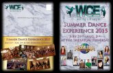 July 31st - Aug. 2 at the Sheraton Universal - Home | West …€¦ ·  · 2015-05-29at the Sheraton Universal ATTENTION: Dance Team Advisor ... Dance Company under the direction