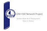COMFSMNetwork’Project - pacnog.org •PurchaseofnewWiFiequipment – 802.11gand’802.11n.’Wavion’Omni 2400/5800. hp:// •Hotspot’Authencaonsoware’ –