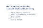 UMTS (Universal Mobile Telecommunication System) · UMTS (Universal Mobile Telecommunication System) ... • control MSs roaming in an MSC assigned ... an exchange performing all