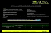 SY Control Flexible Cable to BS6500 Control Cables.pdf · Part Number No. of Cores x Nominal Cross Sectional Area # x mm² Nominal Overall Diameter mm Nominal Weight kg/Km SY Control
