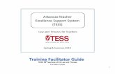 TESS for Teachers: 2014 Law and Process Facilitator Guide · TESS for Teachers: 2014 Law and Process Facilitator Guide ... the Arkansas Department of Education resulted in successful