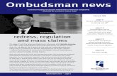 Ombudsman News Issue 84 - Financial Ombudsman … news issue 84 March/April 2010 – page 1 David Thomas, chief ombudsman (interim) page 3 Recent banking complaints involving ‘ set