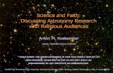 Science and Faith: Discussing Astronomy Research with ...koekemoe/science-faith-anton-koekemoer-AAS209-17… · 1 4 ) Science and Faith: Discussing Astronomy Research with Religious