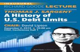 THOMAS J. SARGENT A History of U.S. Debt Limits · THOMAS J. SARGENT Thomas J. Sargent is an American economist who has had a seminal influence on the development of economic …