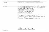 GAO-06-515 Residential Care Facilities Mortgage … MORTGAGE INSURANCE PROGRAM Opportunities to ... GAO-06-515. What GAO Found United ... RESIDENTIAL CARE FACILITIES MORTGAGE INSURANCE