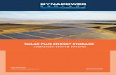 SOLAR PLUS ENERGY STORAGE - … 4 6 8 10 12 OUTPUT POWER CLCOVER ... two of Dynapower containerized solar plus storage systems. ... of experience in solar plus energy storage and over