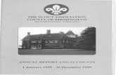 THE SCOUT ASSOCIAT ON COUNTY OF BIRMINGHAMscoutsrecords.org/scoutsuploads/1999.pdf · THE SCOUT ASSOCIAT ON COUNTY OF BIRMINGHAM . ... Mr Len Wellon The Finance and ... Plal~lauer