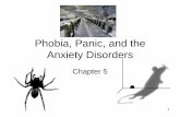 Phobia, Panic, and the Anxiety Disordersfacultyweb.anderson.edu/~glg/3120/lectures/lecture_05.pdf · The Nature of Anxiety Disorders •Fear is an innate alarm response to a dangerous