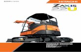 HYDRAULIC EXCAVATOR - Hitachi Construction Machinery · 2 Hitachi applied all its excavator expertise in the design of the new zero-tail mini excavators ZAXIS 22U. This machine meets