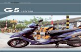 125/150 1 SCOOTER - G5 125/150 ACCESSORIES INTRODUCTION Parts Number : Product Name : Description : G45351-LDA6-900 PLUM WITH GEAR WHEEL TYPE FRONT BRAKE DISC SET. 1.Suitable model: