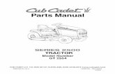 Parts Manual - Cub Cadet Parts n More 769-01034a.pdf · Drive Line ... 2 603-0412 Pedal Assy, Reverse 1 3 603-0697 Shaft Assy, Forward/Reverse 1 ... 14 722-3019 Gasket, Steering 1