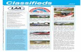 Classiﬁ eds - Light Aircraft Association · For Info Ring 01642 454 973. sTreAk sHAdOw. ... Lycoming O-320-E2D, 2961 hrs, TSO ... accident damage or competition abuse.