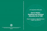Carl D. Perkins Vocational and Technical · Carl D. Perkins Vocational and Technical Education Act of 1998 Report to Congress on State Performance Program Year 2004–05 U.S. Department