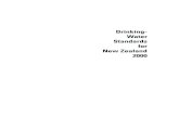 Drinking Water Standards for New Zealand 2000 · The Drinking-Water Standards for New Zealand 2000 ... at different pHs required to ... E. coli in drinking-water leaving a treatment