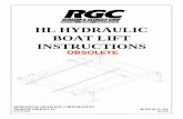 HL HYDRAULIC BOAT LIFT INSTRUCTIONS Lifts/HL Obsolete/HydLift... · hl hydraulic . boat lift instructions . reimann & georger corporation . marine products buffalo, ny . p/n 6114100