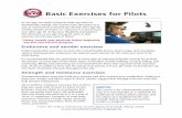 Basic Exercises for Pilots - flash.aopa.orgflash.aopa.org/.../downloads/Pilot-Exercises.pdfBasic Exercises for Pilots | 3 Pushups: • Lie face down on the floor, hands slightly wider
