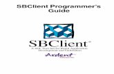 SBClient Programmer's Guide - FIT Ltdintranet.fitltd.com/KnowledgeHome/SB/SB+/sbcprog.pdfSBDesktop, ObjectCall, EasyX, DataStage, ESL, UniVerse Call Interface, UniVerse Objects, uV/Net,