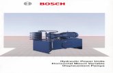 2 Hydraulic power units, horizontal, variable … · 4 Hydraulic power units, horizontal, variable displacement pumps BOSCH @ 1 Index Tank Size ~ Pump Flow Rate Motor Size Page Number