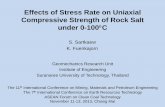 Effects of Stress Rate on Uniaxial Compressive … of Stress Rate.pdfEffects of Stress Rate on Uniaxial Compressive Strength of Rock Salt under 0-100C S. Sartkaew K. Fuenkajorn Geomechanics